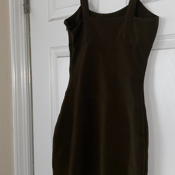 Walter Baker Olive Green Bandage Bodycon Dress - Perfect for a Night Out size XS - Picture 7 of 14